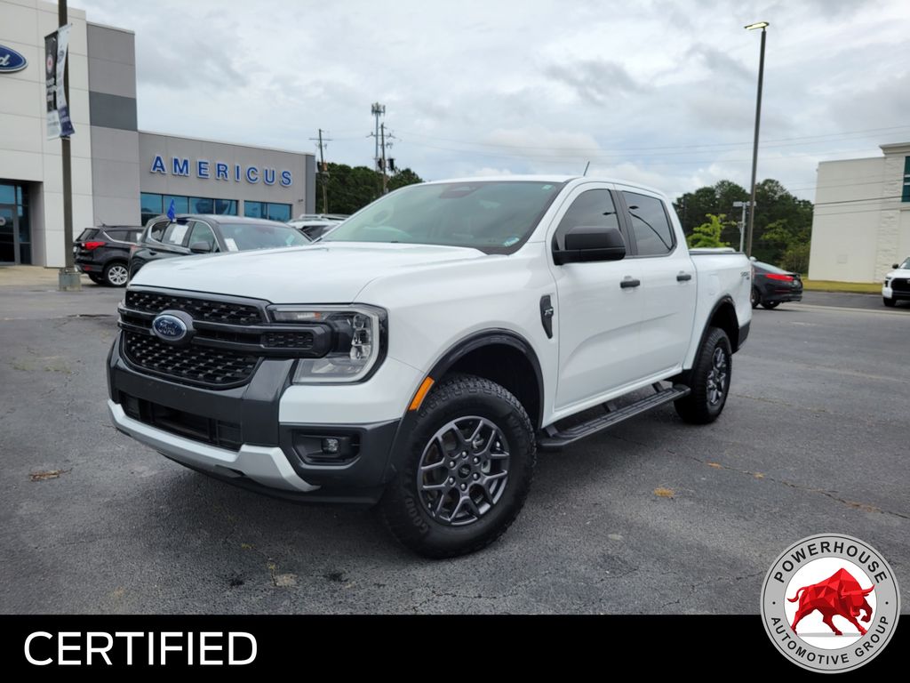 Oxford White 2024 Ford Ranger Pickup Truck Four-Wheel Drive Automatic