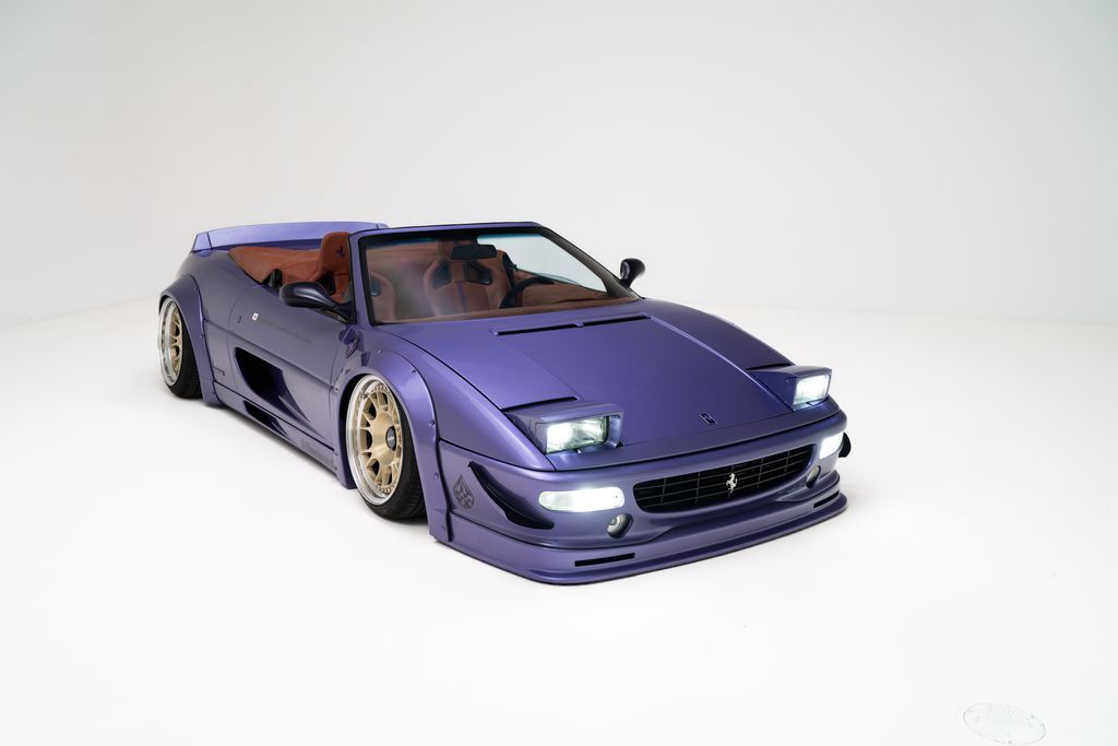 Purple 1997 Ferrari F355 Spider Convertible 6-Speed Manual