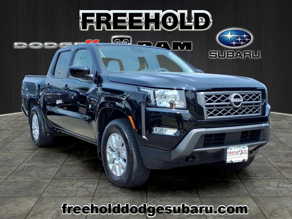 Super Black 2024 Nissan Frontier Pickup Truck Four-Wheel Drive 9-Speed Automatic Overdrive
