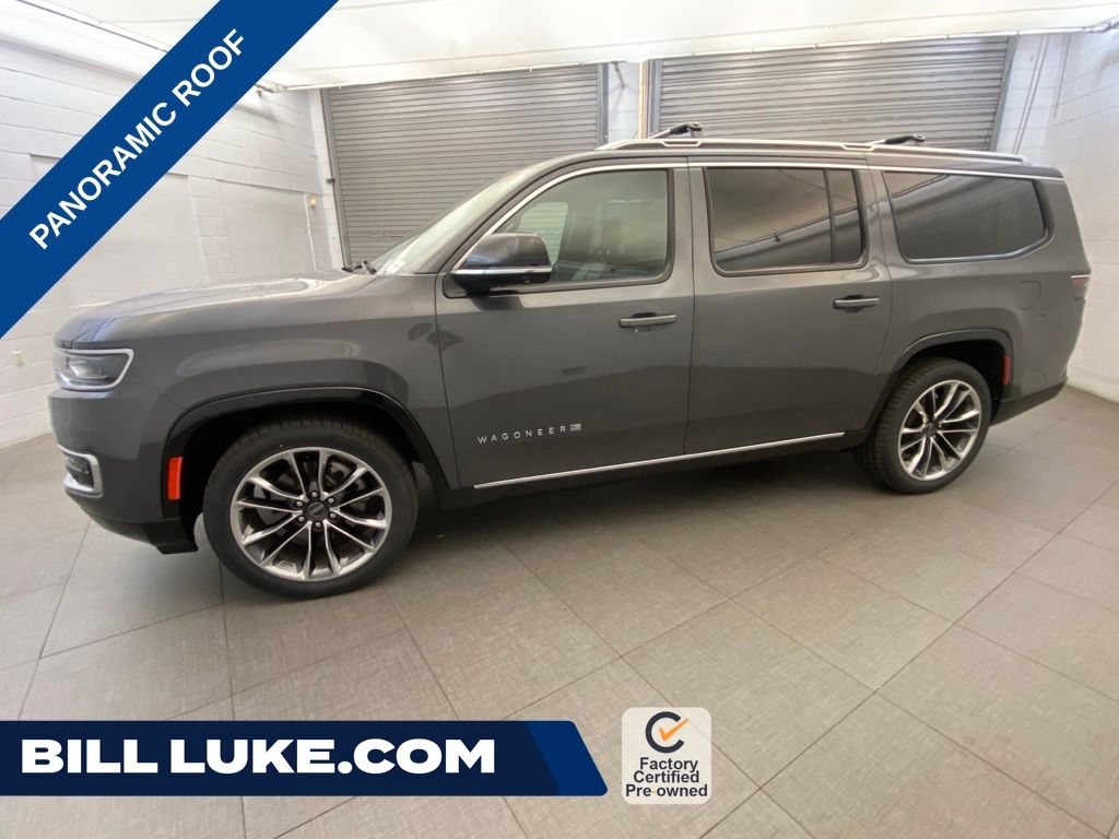 Gray Metallic 2023 Jeep Wagoneer L SUV / Crossover 4X2 8-Speed Automatic