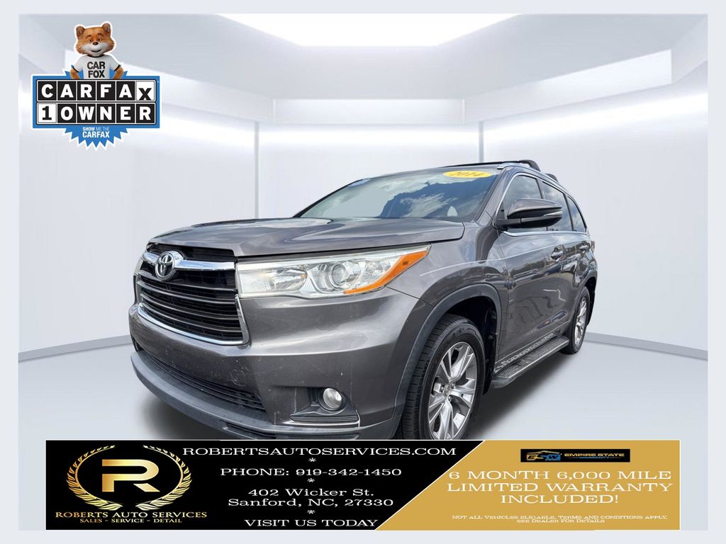 Predawn Gray Mica 2014 Toyota Highlander SUV / Crossover Front-Wheel Drive 6-Speed Automatic Overdrive