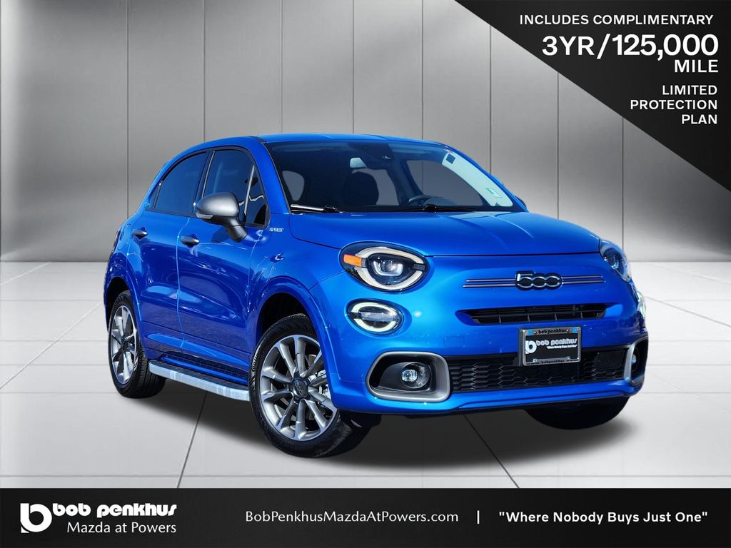 Italia Blue 2023 FIAT 500X SUV / Crossover All-Wheel Drive 9-Speed Automatic