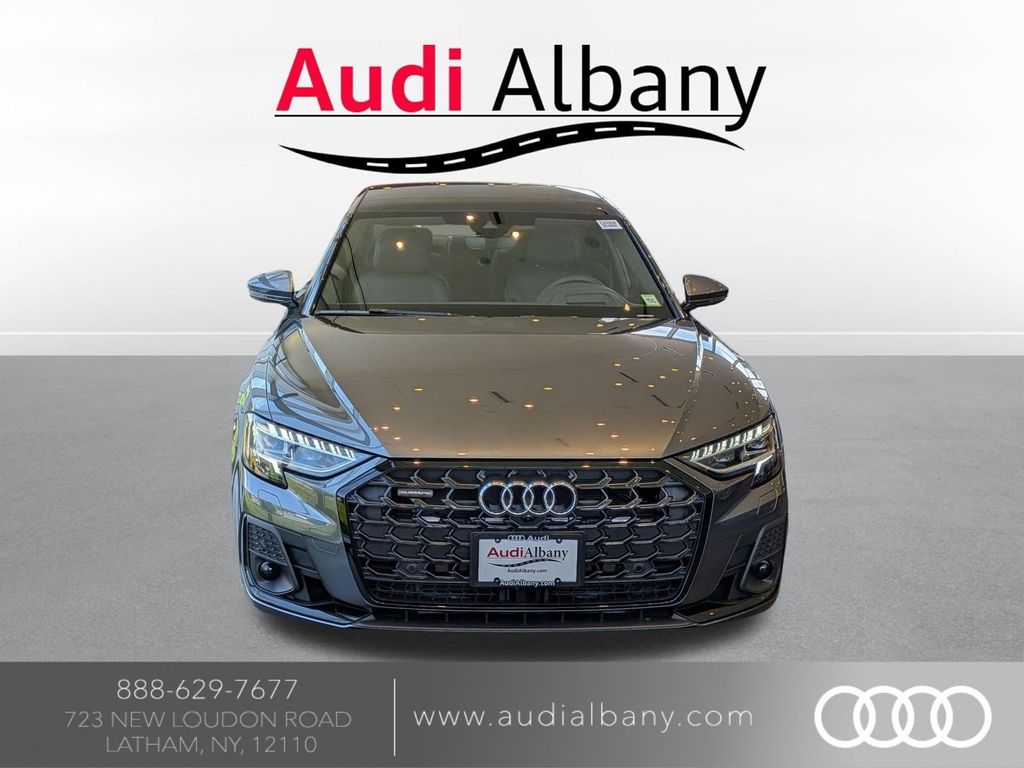 Gray 2026 Audi A8 L quattro 55 TFSI Sedan All-Wheel Drive 8-Speed Automatic
