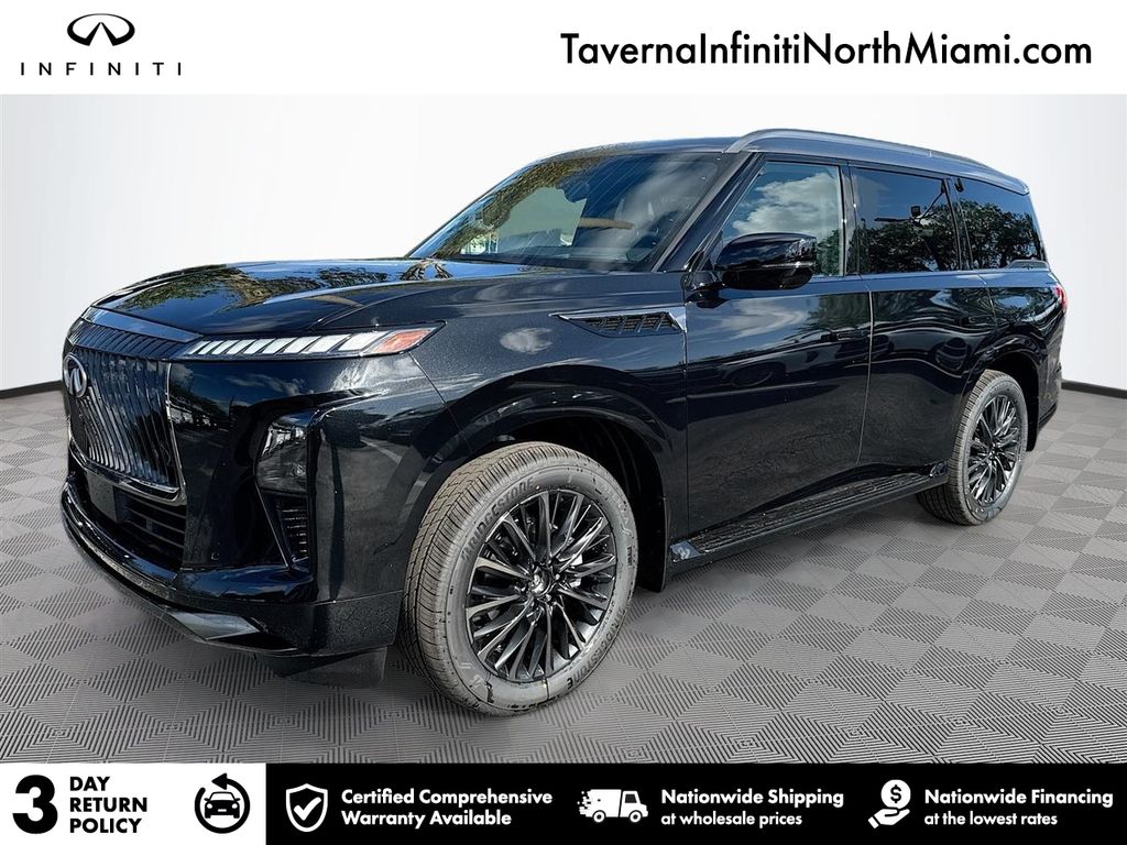 Black / Graphite 2026 INFINITI QX80 SUV / Crossover All-Wheel Drive 9-Speed Automatic