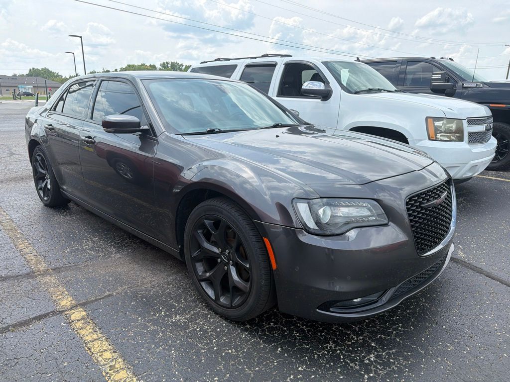 Gray (Granite Crystal Metallic Clearcoat) 2021 Chrysler 300 Sedan Rear-Wheel Drive 8-Speed Automatic