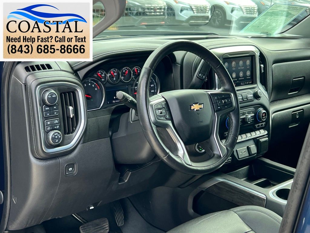 2021 Chevrolet Silverado 1500 LTZ Blue at Bob Mills Chevrolet