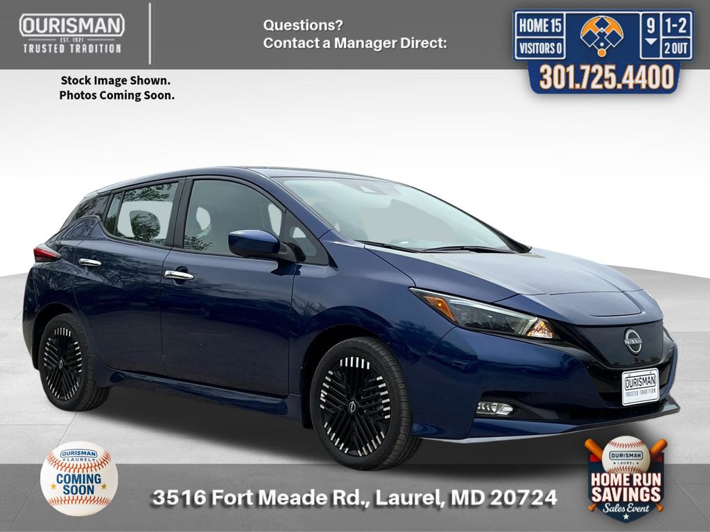 Deep Blue Pearl 2025 Nissan LEAF SV Plus FWD Hatchback Front-Wheel Drive Automatic