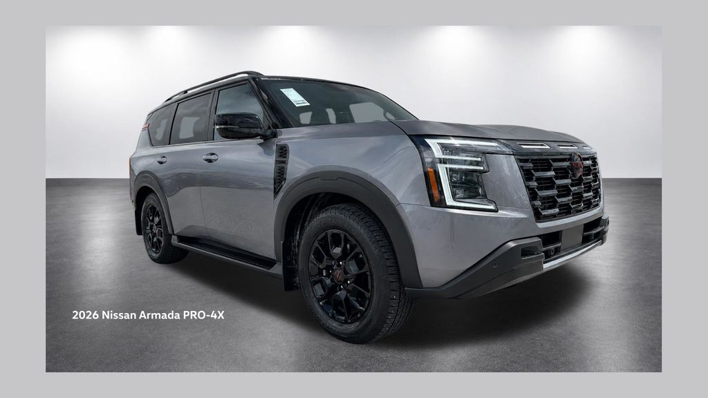 Gun Metallic/Super Black 2026 Nissan Armada SUV / Crossover Four-Wheel Drive 9-Speed Automatic