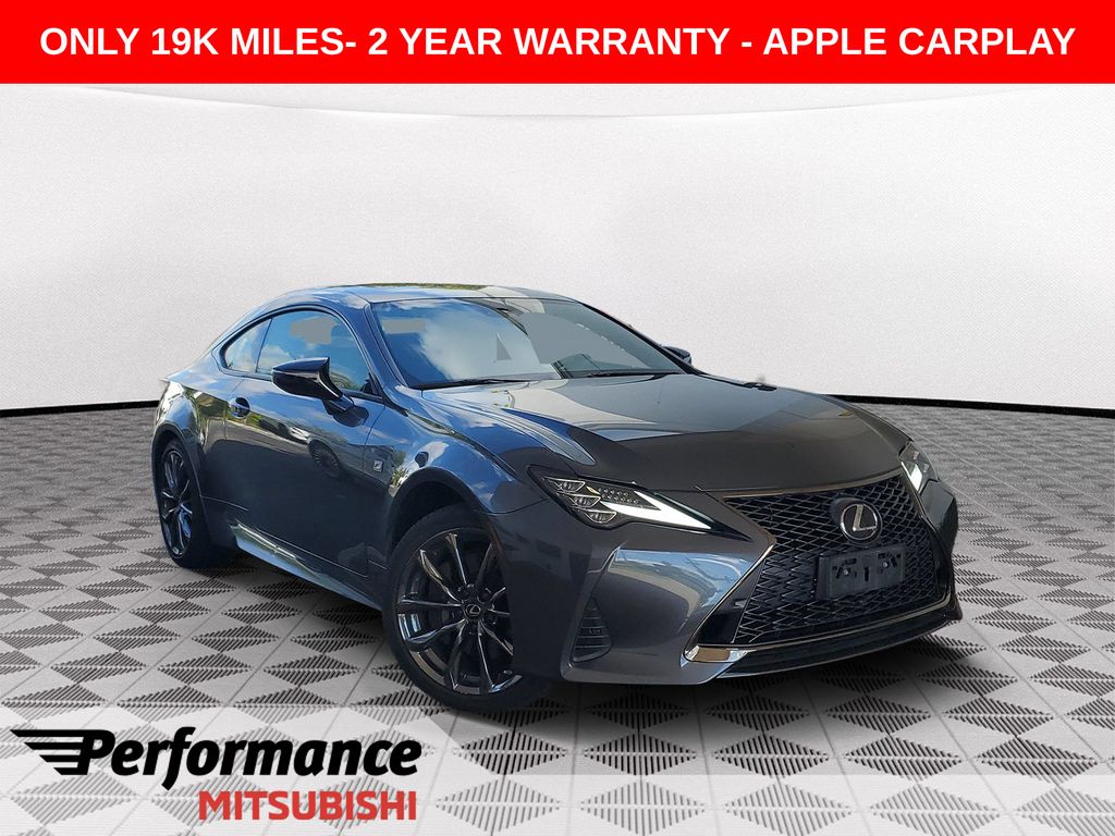 Silver 2021 Lexus RC Coupe All-Wheel Drive 6-Speed Automatic