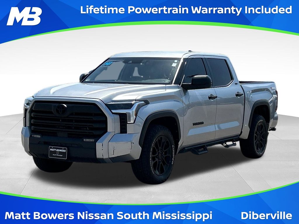 Celestial Silver Metallic 2023 Toyota Tundra Pickup Truck Four-Wheel Drive Automatic