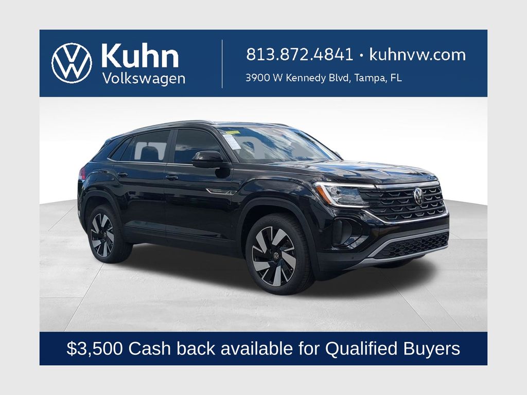 Deep Black Pearl 2026 Volkswagen Atlas Cross Sport SUV / Crossover All-Wheel Drive 8-Speed Automatic