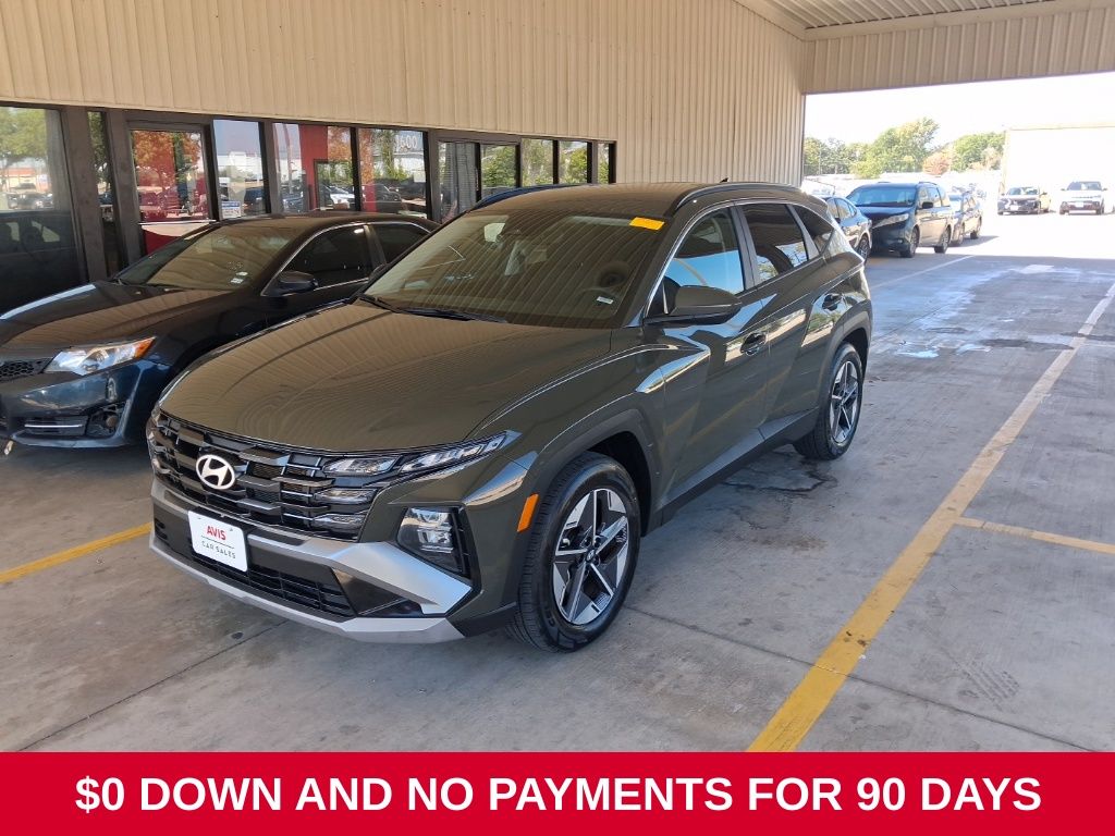 Dark Green 2025 Hyundai Tucson SUV / Crossover Front-Wheel Drive 8-Speed Automatic