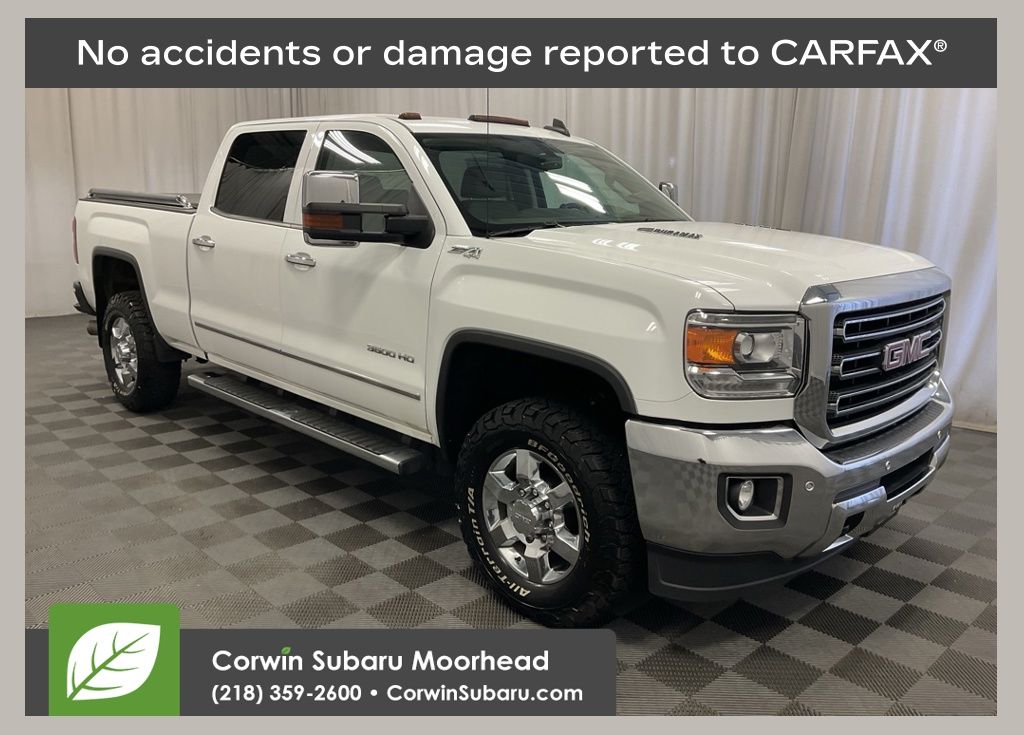 Summit White 2015 GMC Sierra 3500HD Pickup Truck Four-Wheel Drive 6-Speed Automatic