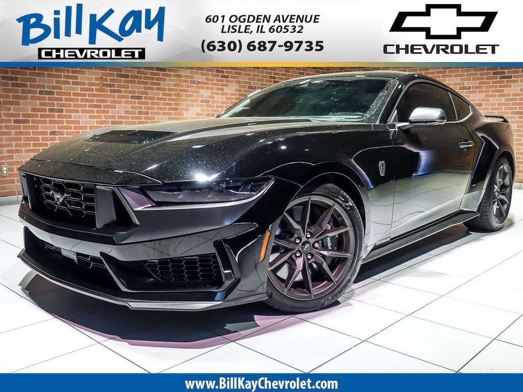 Shadow Black 2025 Ford Mustang Coupe Rear-Wheel Drive Automatic