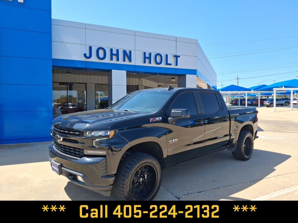 Black 2021 Chevrolet Silverado 1500 Pickup Truck Four-Wheel Drive 8-Speed Automatic
