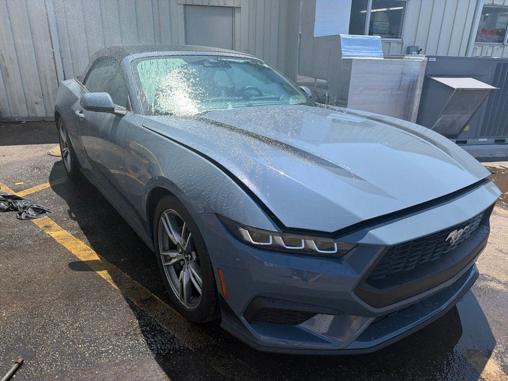 Vapor Blue Metallic 2024 Ford Mustang Convertible Rear-Wheel Drive Automatic
