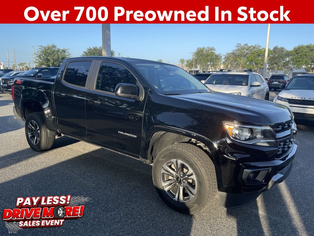 Black 2021 Chevrolet Colorado Pickup Truck 4X2 8-Speed Automatic