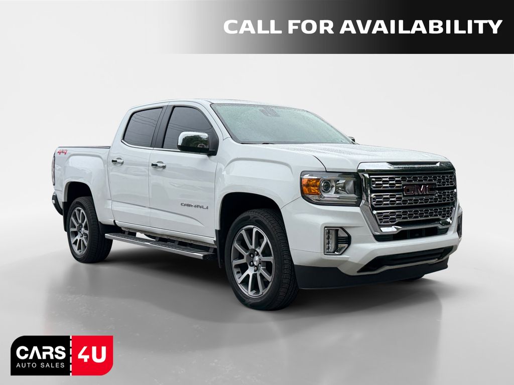 Summit White 2021 GMC Canyon Pickup Truck Four-Wheel Drive 8-Speed Automatic