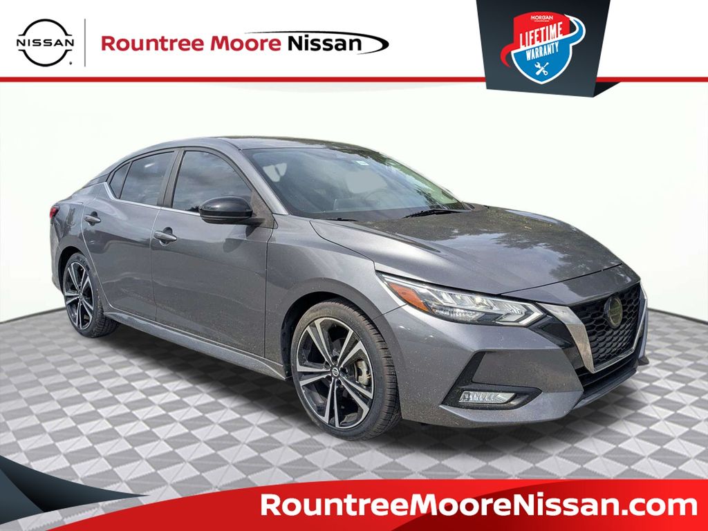 Gray (Gun Metallic) 2021 Nissan Sentra Sedan Front-Wheel Drive Continuously Variable Transmission
