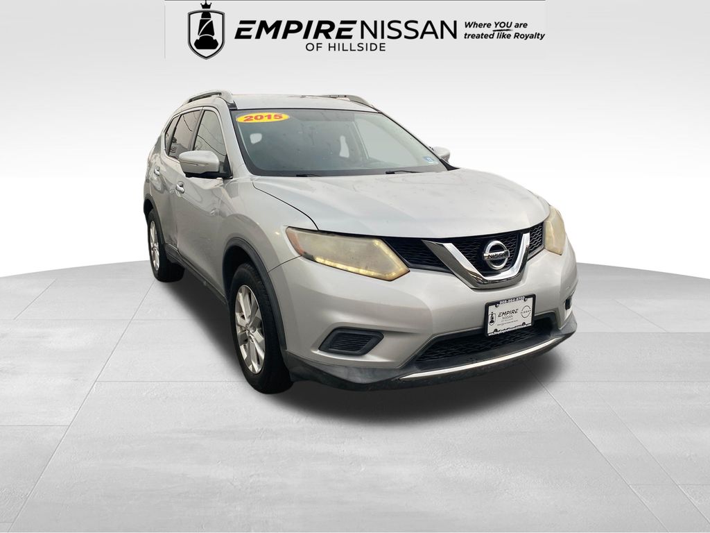 Brilliant Silver 2015 Nissan Rogue SUV / Crossover Front-Wheel Drive Continuously Variable Transmission