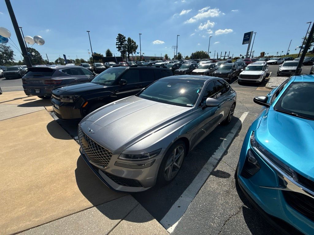 Savile Silver 2024 Genesis G80 Sedan All-Wheel Drive 8-Speed Automatic
