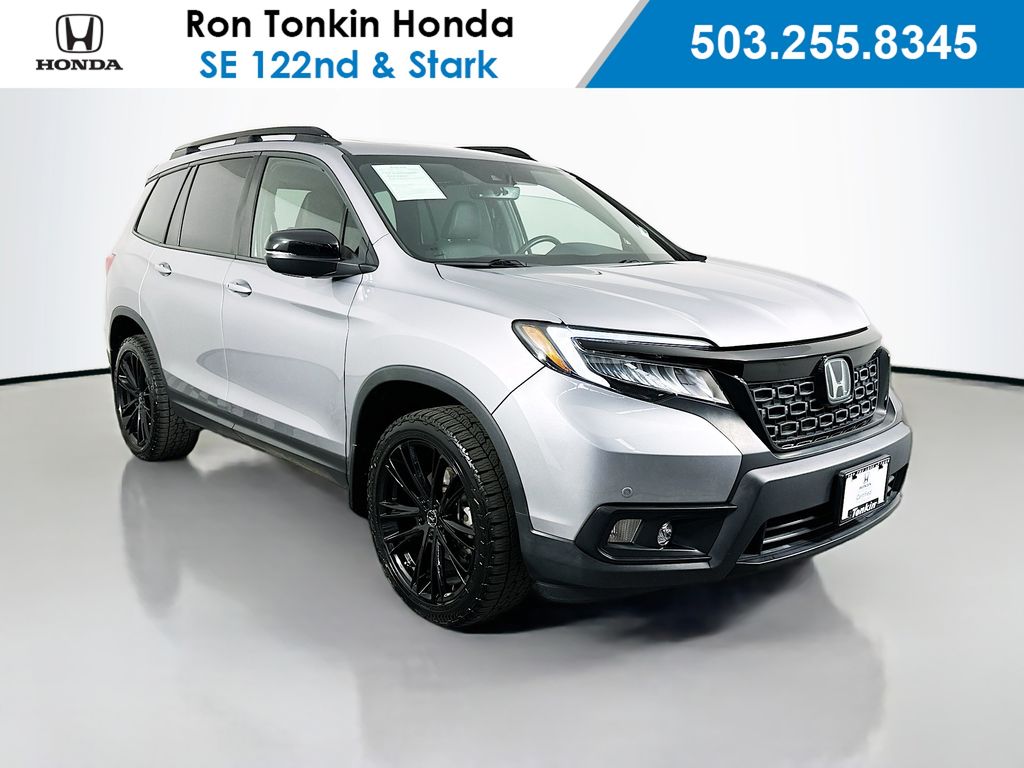 Lunar Silver Metallic 2021 Honda Passport Touring AWD SUV / Crossover All-Wheel Drive 9-Speed Automatic