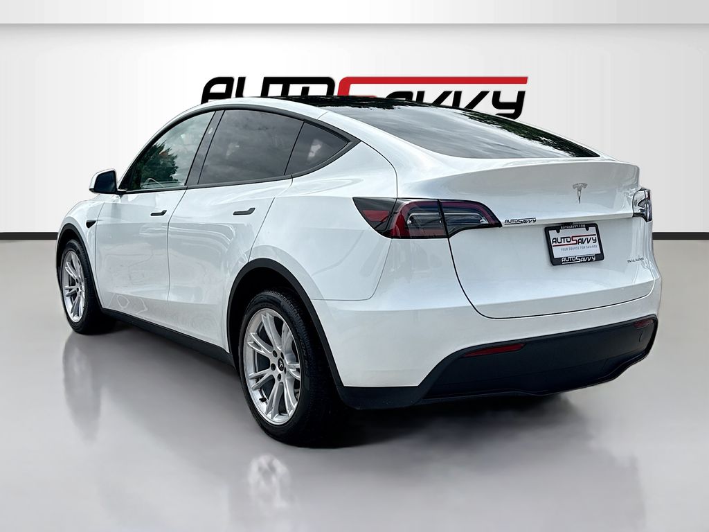 2024 Tesla Model Y Long Range White at AutoSavvy Houston Southwest