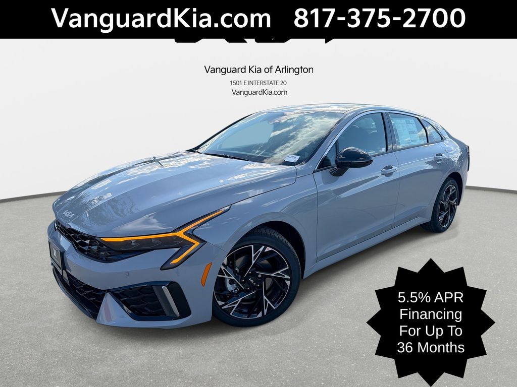 Wolf Gray 2026 Kia K5 Sedan Front-Wheel Drive 8-Speed Automatic