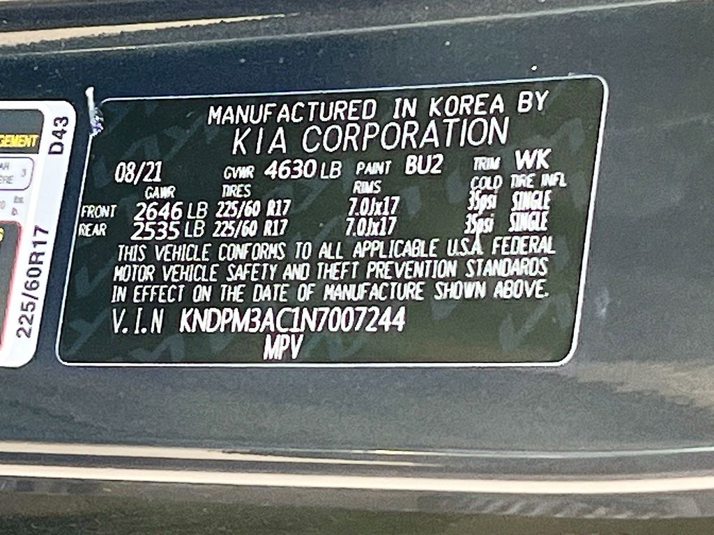 Used 2022 Blue Kia LX image 32
