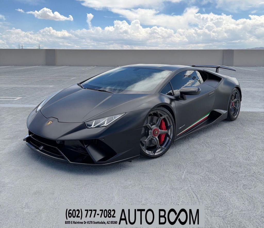 Nero Helene Metallic 2018 Lamborghini Huracan Coupe All-Wheel Drive 7-Speed Manual