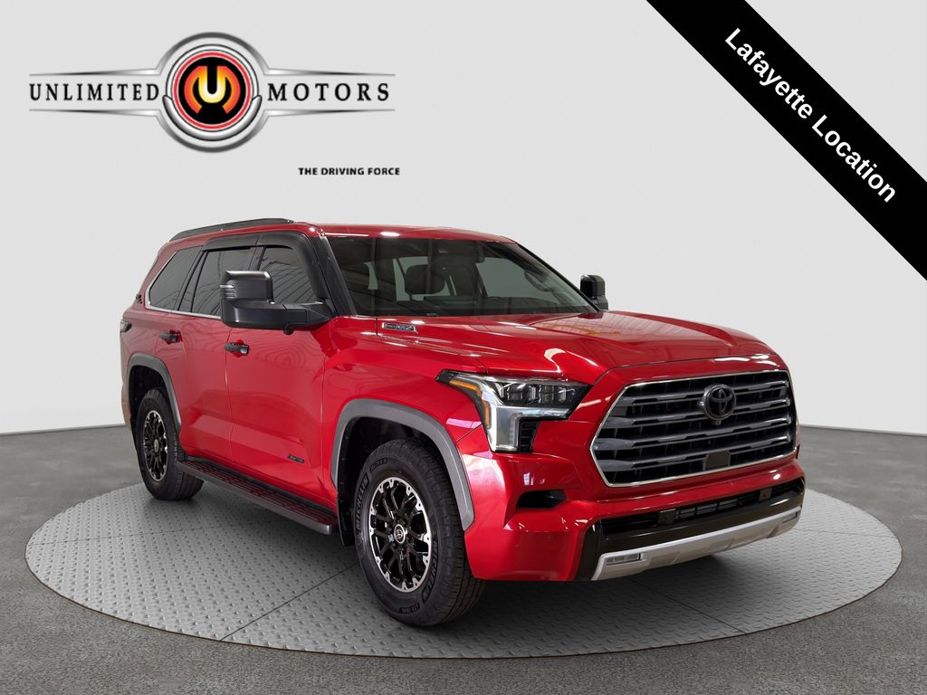 Red 2023 Toyota Sequoia SUV / Crossover Four-Wheel Drive Automatic