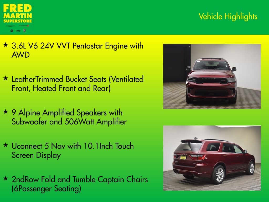 new 2026 Dodge Durango car, priced at $40,241
