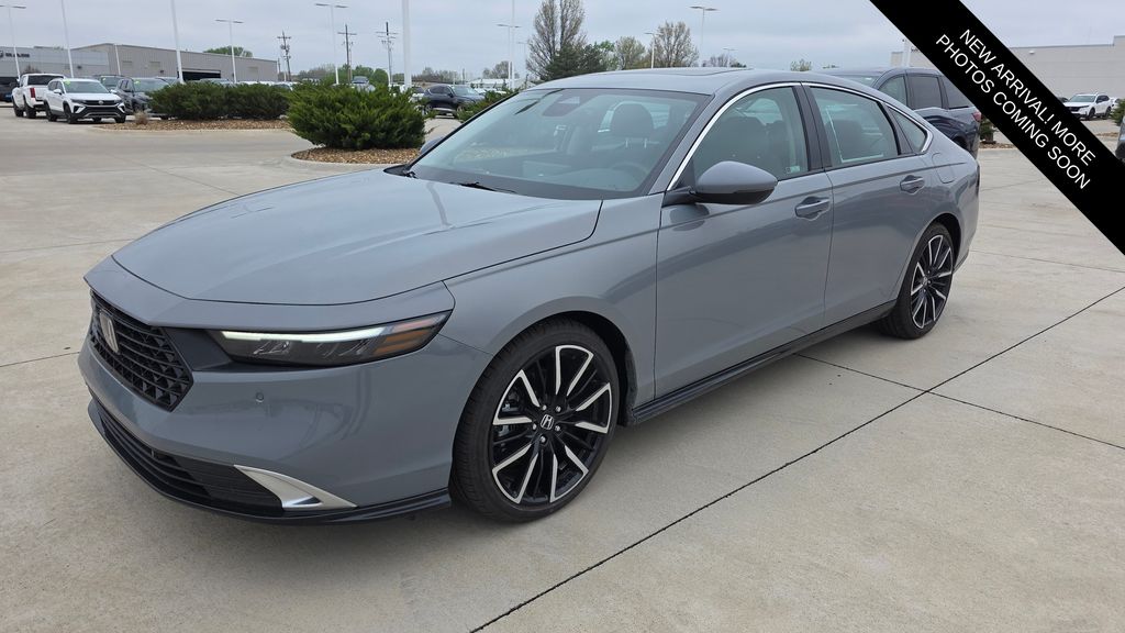 Urban Gray Pearl 2025 Honda Accord Hybrid Touring FWD Sedan Front-Wheel Drive Continuously Variable Transmission