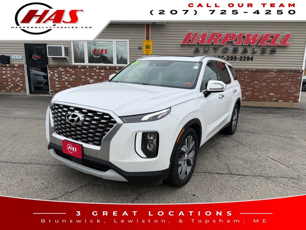 Hyper White 2020 Hyundai Palisade SEL AWD SUV / Crossover All-Wheel Drive 8-Speed Automatic