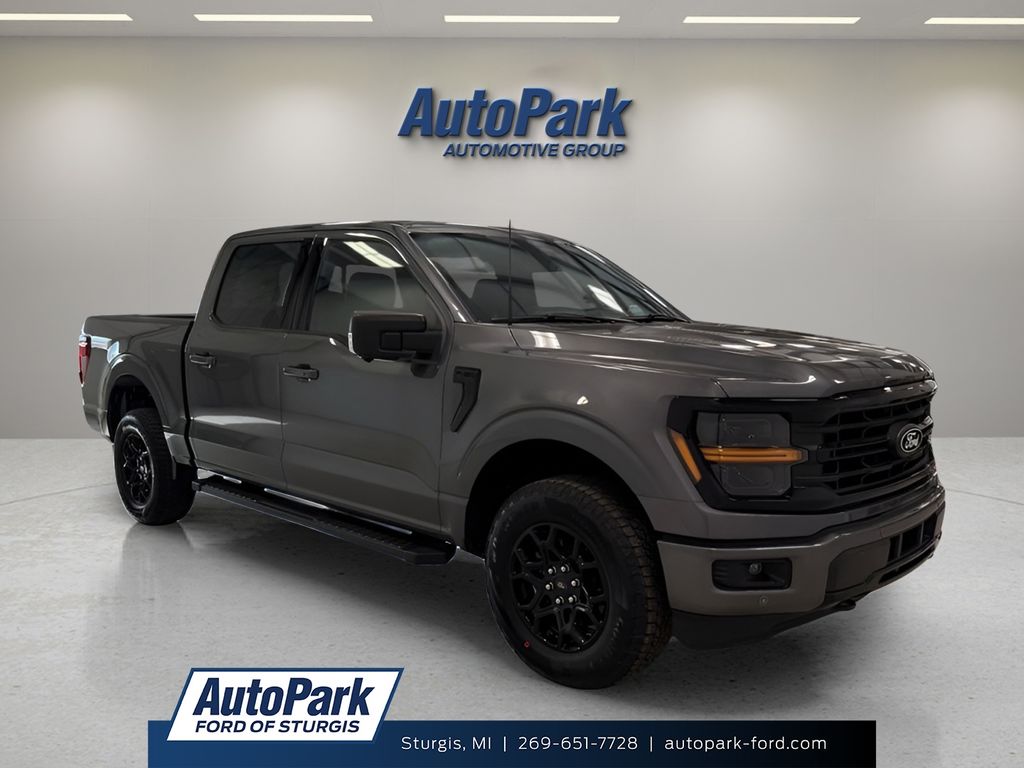 Carbonized Gray Metallic 2026 Ford F-150 XLT SuperCrew 4WD Pickup Truck Four-Wheel Drive Automatic
