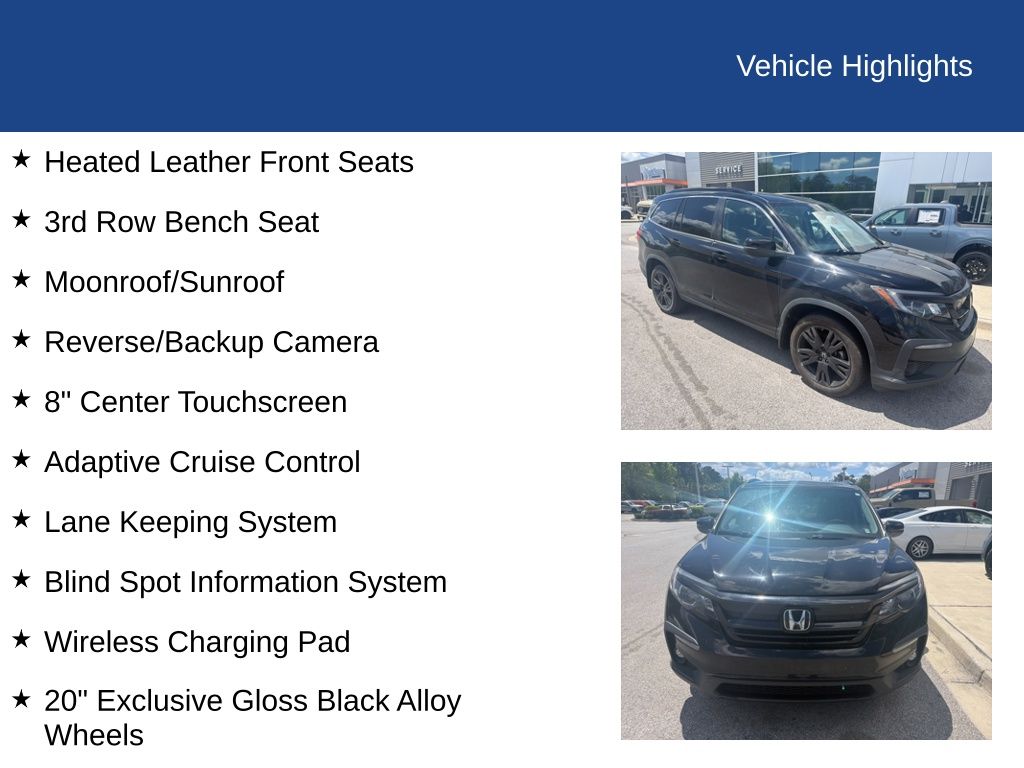 2022 Honda Pilot 2WD Special Edition