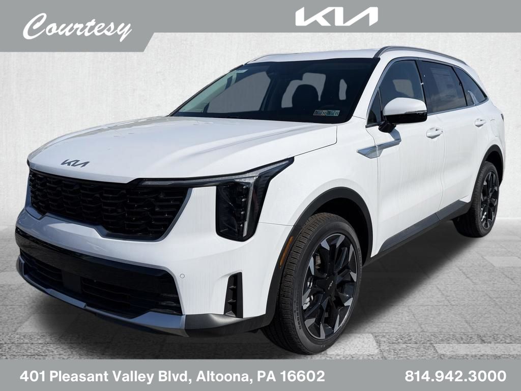Glacial White Pearl 2026 Kia Sorento SUV / Crossover All-Wheel Drive 8-Speed Dual Clutch
