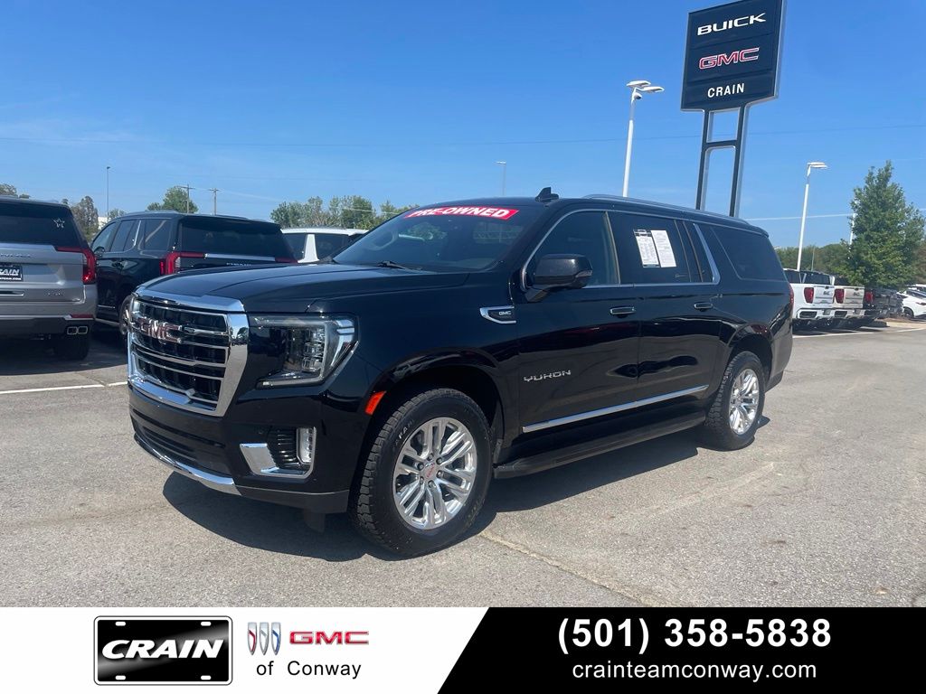Onyx Black 2021 GMC Yukon XL SUV / Crossover Four-Wheel Drive 