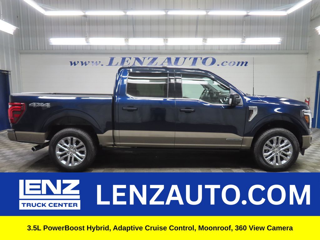 Antimatter Blue Metallic 2025 Ford F-150 Pickup Truck Four-Wheel Drive Automatic