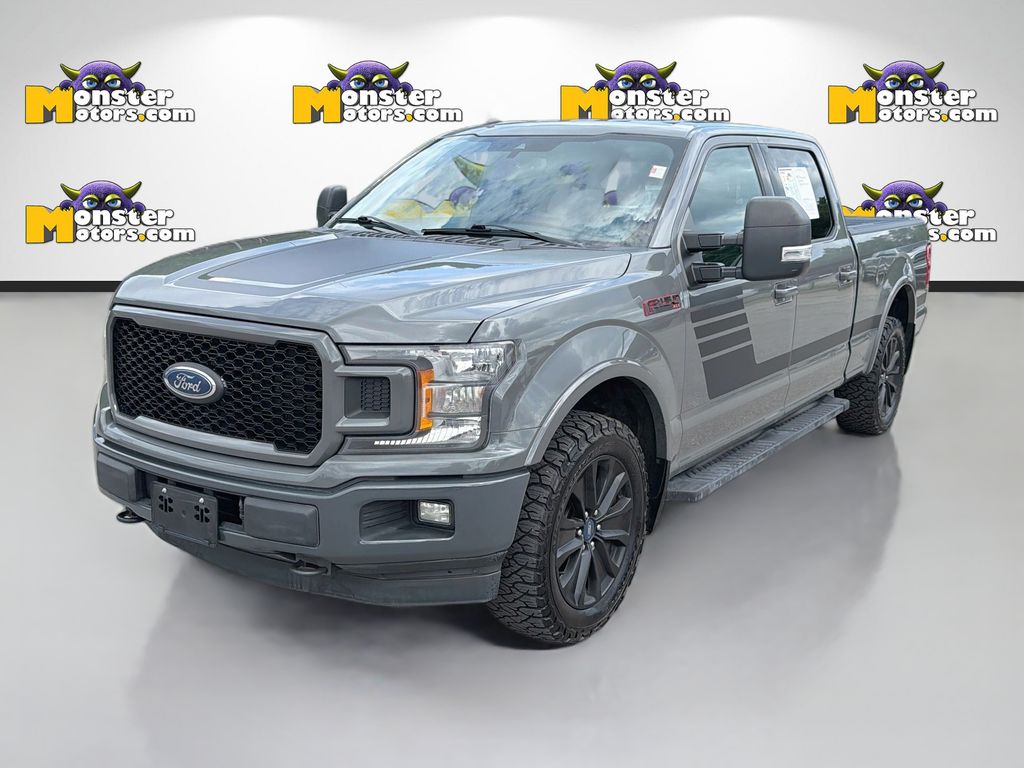 Gray 2020 Ford F-150 Pickup Truck Four-Wheel Drive Automatic