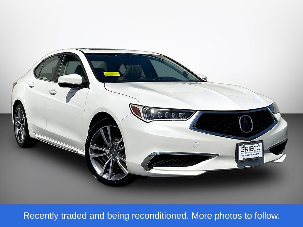 Platinum White Pearl 2020 Acura TLX Sedan Front-Wheel Drive 9-Speed Automatic