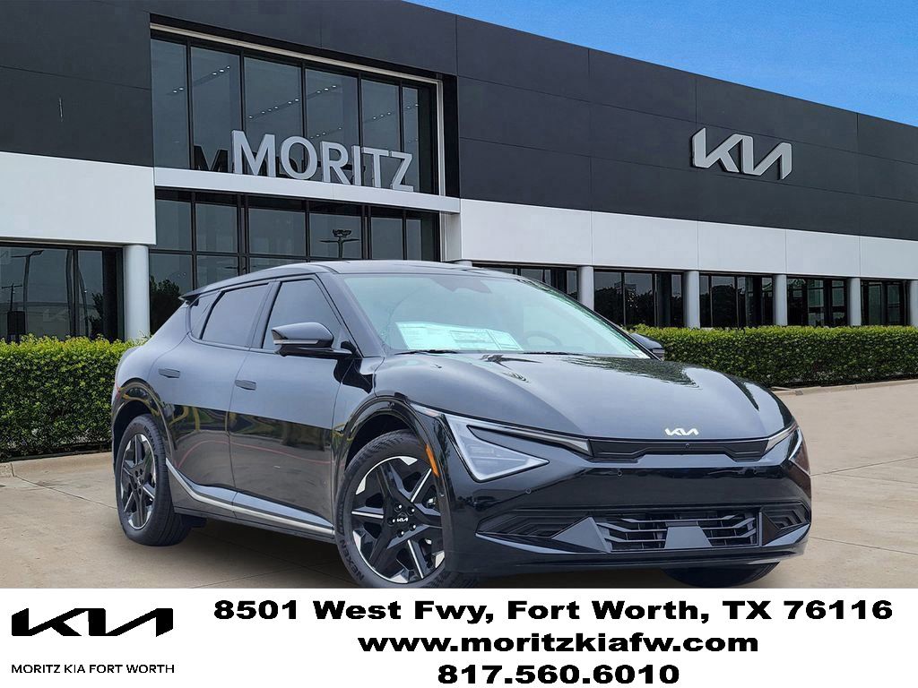 Ebony Black 2025 Kia EV6 Wind AWD SUV / Crossover All-Wheel Drive 1-Speed Automatic