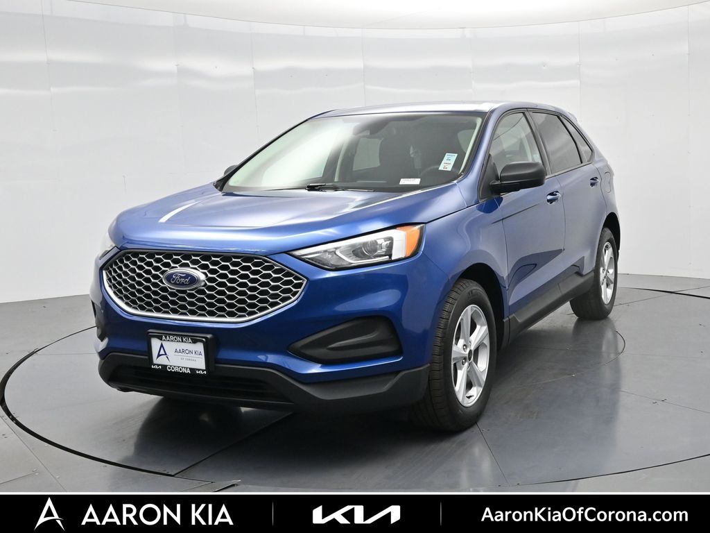 Blue Metallic 2024 Ford Edge SUV / Crossover All-Wheel Drive 8-Speed Automatic