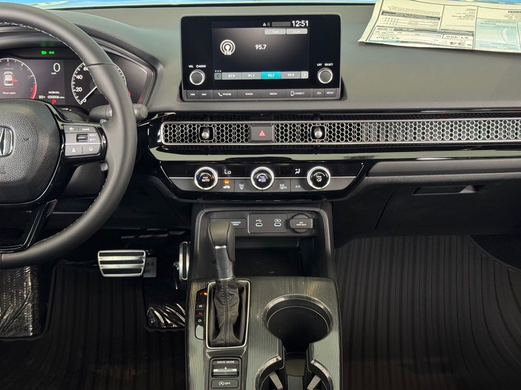 2026 Honda Civic Sport Silver at Classic Honda Galveston