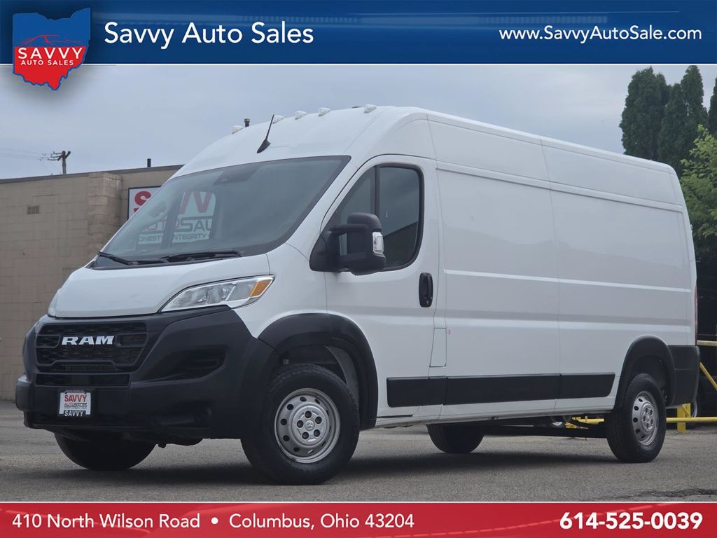 Bright White Clearcoat 2023 RAM ProMaster Van Front-Wheel Drive 9-Speed Automatic