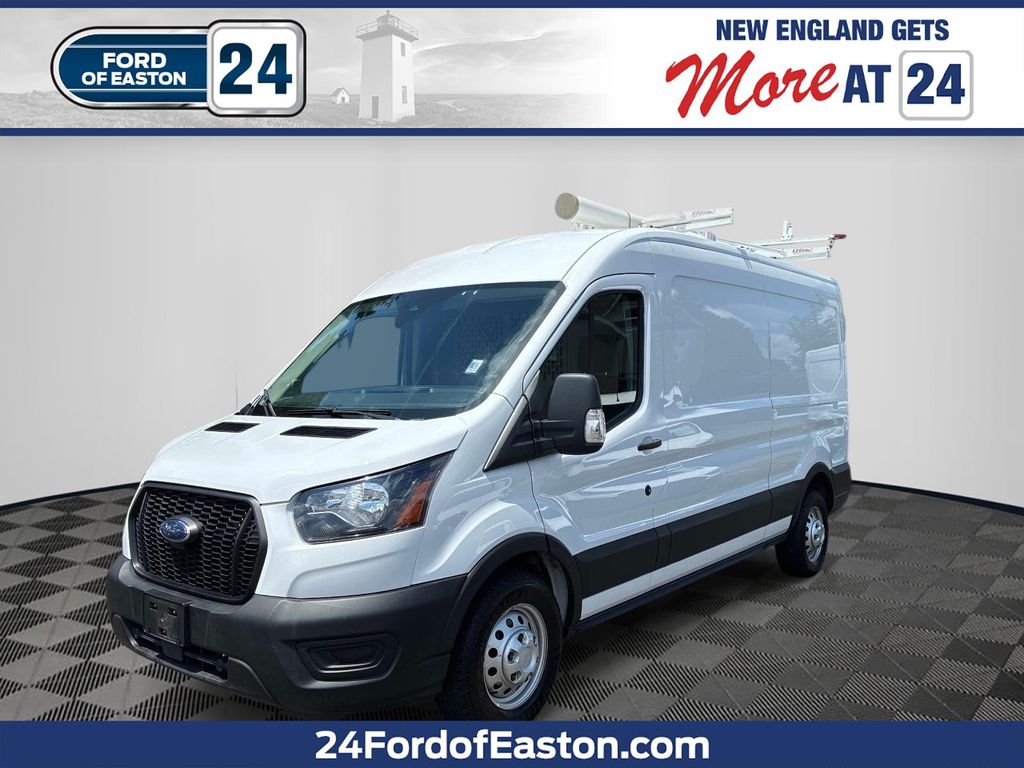 Oxford White 2023 Ford Transit Cargo Van All-Wheel Drive