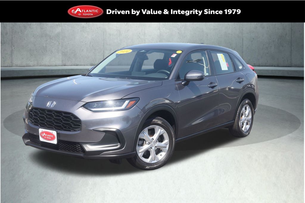 Gray (Modern Steel Metallic) 2024 Honda HR-V SUV / Crossover All-Wheel Drive Continuously Variable Transmission