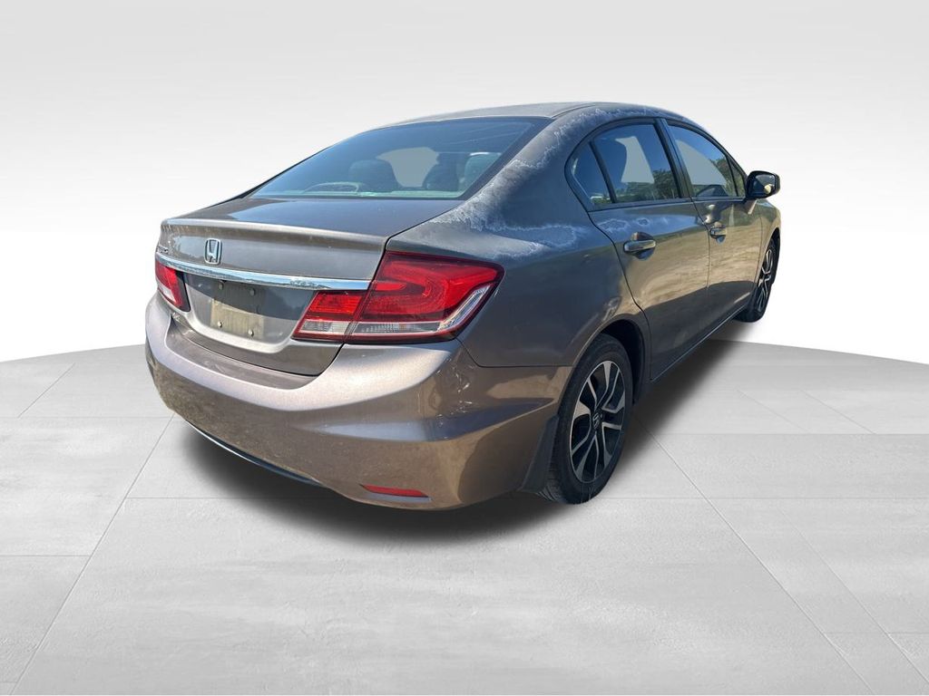 2013 Gray Honda Civic Sdn EX FWD Sedan