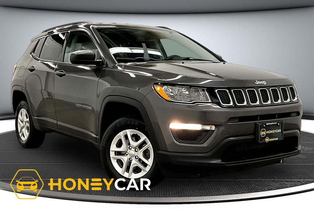 Gray (Granite Crystal Metallic Clearcoat) 2020 Jeep Compass Sport 4WD SUV / Crossover Four-Wheel Drive 9-Speed Automatic