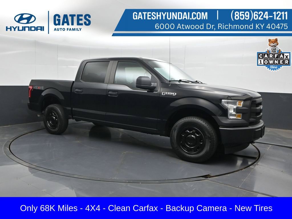 Shadow Black 2017 Ford F-150 Pickup Truck Four-Wheel Drive 6-Speed Automatic